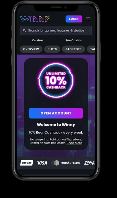 Winny Casino Mobile